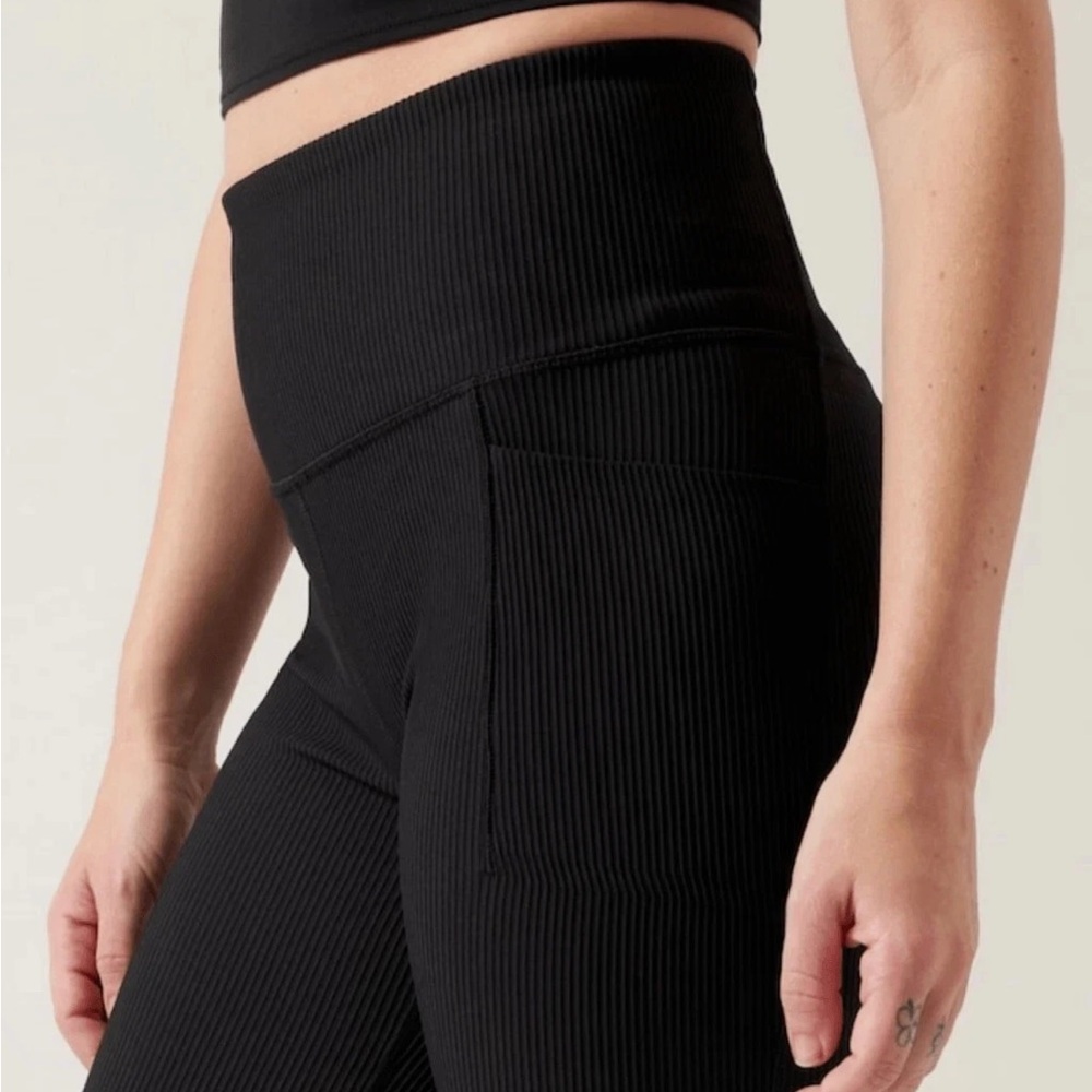 ATHLETA Salutation Stash Rib Flare Leggings - Picture 5 of 12